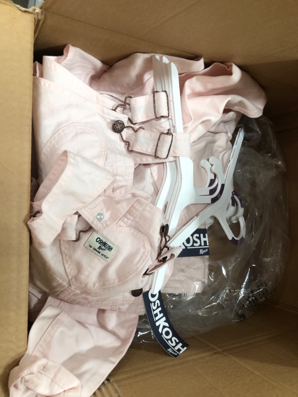 Photo 1 of 12 OF- OshKosh B'gosh Toddler Girls' Heart Pocket Overalls - Light- 2T
