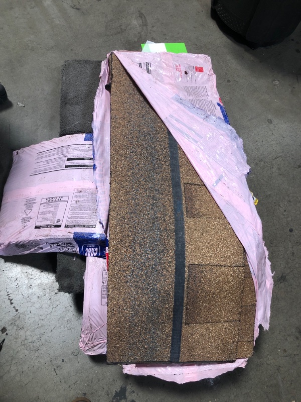 Photo 1 of 3 of- Oakridge Desert Tan Algae Resistant Laminate Architectural Roofing Shingles (32.8 sq. ft. per Bundle)
