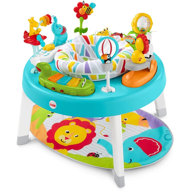 Photo 1 of Fisher-Price 3-in-1 Sit-to-Stand Activity Center, Baby to Toddler Convertible Play Center 