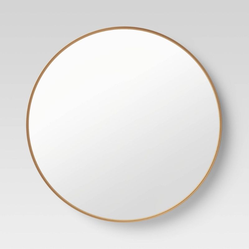 Photo 1 of 30" Flush Mount Round Decorative Wall Mirror - Project 62™

