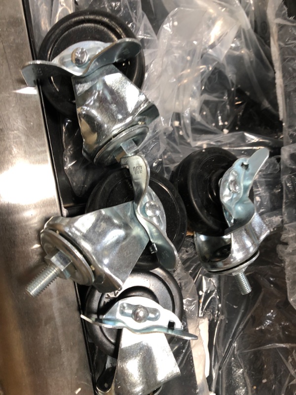 Photo 1 of INCOMLETE, Royal Gourmet GD401C 4-Burner Portable Propane Flat Top Gas Grill and Griddle Combo, Black
**MISSING LEGS, LOOSE AND MISSING HARDWARE, 1 BKNOB IS NOT ATTACHED, MISSING COVER**
