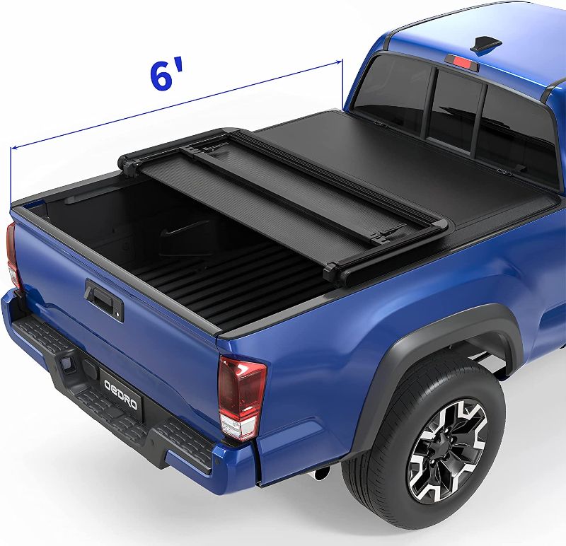 Photo 1 of ***PARTS ONLY***
(INCOMPLETE) oEdRo Soft Tri-fold Truck Bed Tonneau Cover On Top 181X 54X 16 CM
**MISSING COMPATIBILITY INFO/INSTRUCTION MANUAL, COMPADIBILITY UNKNOWN** 