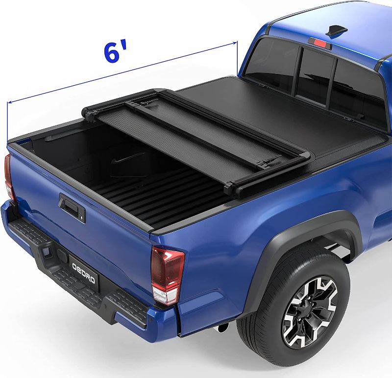 Photo 1 of ***PARTS ONLY***
(INCOMPLETE) oEdRo Soft Tri-fold Truck Bed Tonneau Cover On Top 181X 54X 16 CM
**MISSING COMPATIBILITY INFO/INSTRUCTION MANUAL, COMPATIBILITY UNKNOWN** 