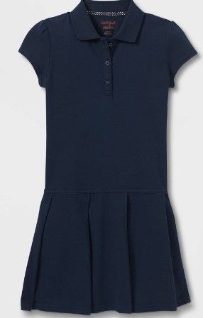 Photo 1 of 2 of- Girls' Pleated Uniform Tennis Dress - Cat & Jack™ Navy- size small 