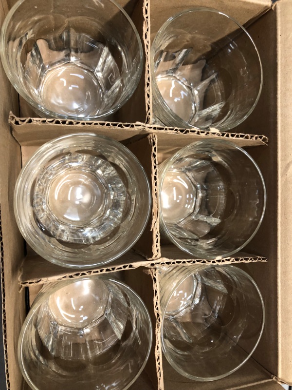 Photo 2 of 12pc Glass Tremont Tall and Short Faceted Tumbler Set - Threshold™

