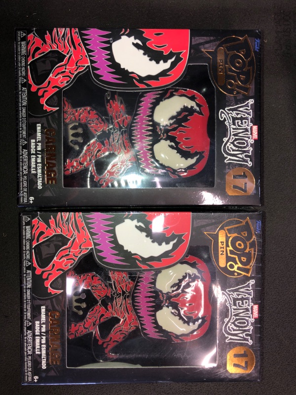 Photo 2 of 2pk--FUNKO POP! PIN: Marvel - Venom Carnage
