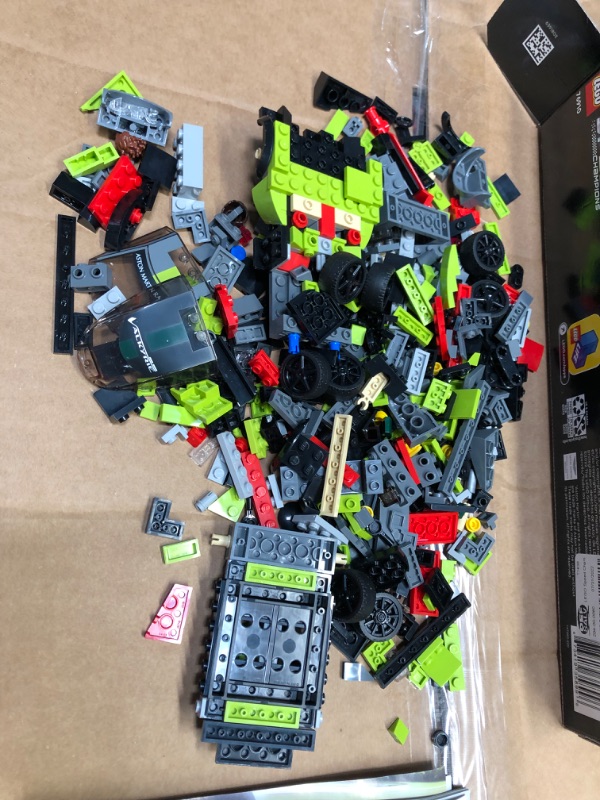 Photo 3 of BUNDLE, INCOMPLETE LEGO® Speed Champions Aston Martin Valkyrie AMR Pro and Aston Martin Vantage GT3 Building Kit, 592 Pieces
AND, BABY CAR KEY TOY
**LEGOS LOOSE AND MISSING PIECES**