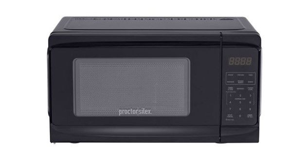 Photo 1 of Proctor Silex 0.7 cu ft 700 Watt Microwave Oven - Black (Brand May Vary)

