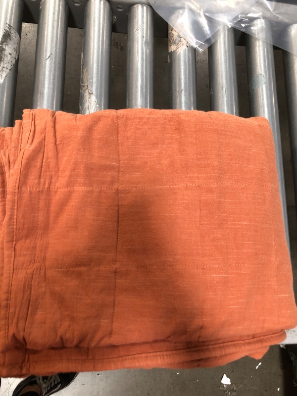Photo 1 of 104 INCH QUILTED SALMON COLOR COMFORTER