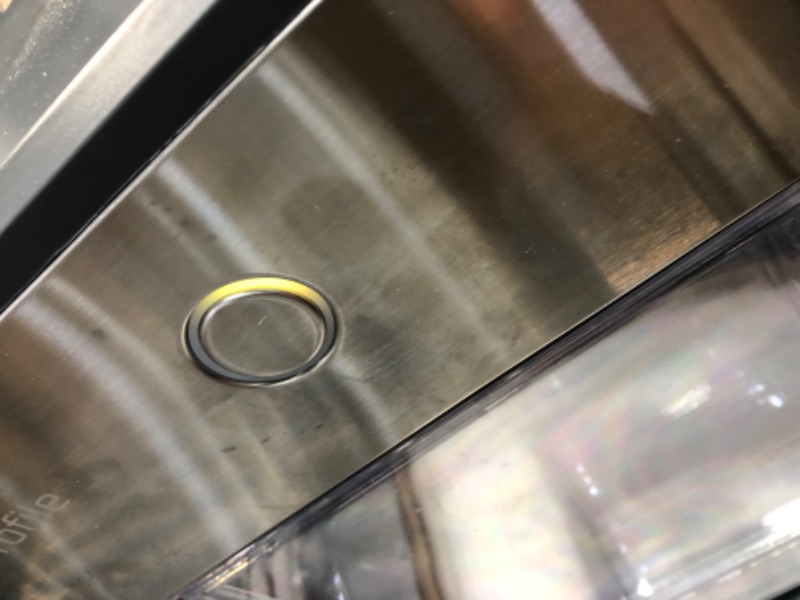 Photo 1 of GE Profile Opal | Countertop Nugget Ice Maker with Side Tank | Portable Ice Machine Makes up to 24 Lbs. of Ice per Day | Stainless Steel Finish
