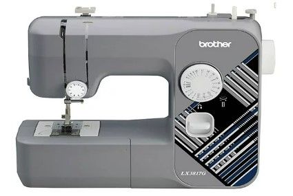 Photo 1 of **PARTS ONLY**
Brother LX3817G 17-Stitch Portable Full-Size Sewing Machine, Grey
