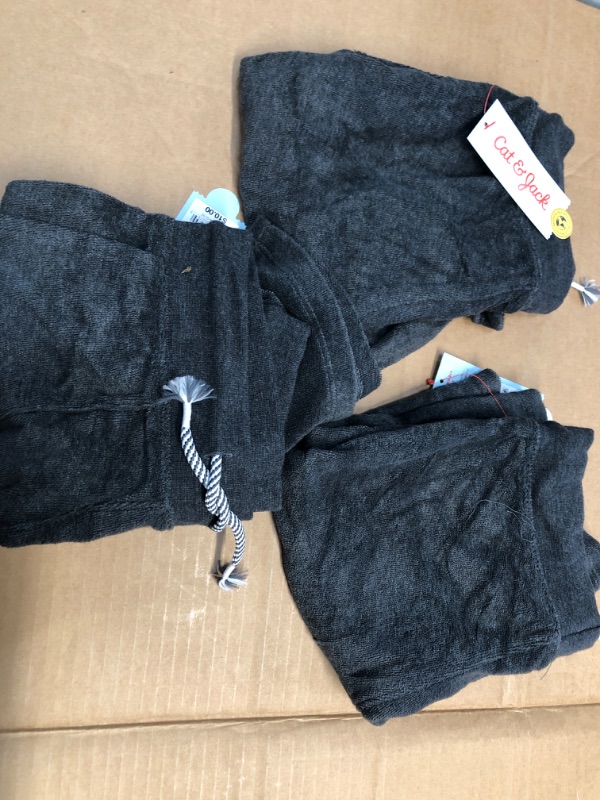 Photo 2 of 3 of -Boys' Loop Terry Knit Shorts - Cat & Jack™ Charcoal Gray Medium 