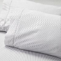 Photo 1 of 2pk Cotton Percale Microstripe Pillowcase Set - Hearth & Hand™ with Magnolia

