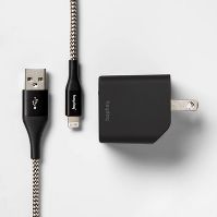 Photo 1 of heyday™ 2-Port Wall Charger 15W USB-C & 5W USB-A (with 6' Lightning to USB-A Cable)

