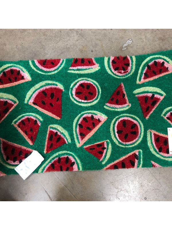 Photo 2 of 16x26 Watermelon Doormat Green - Sun Squad