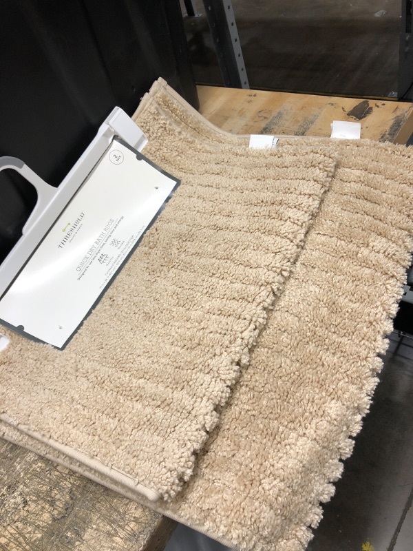 Photo 2 of 2pk Quick Dry Bath Rug Set - Threshold™
