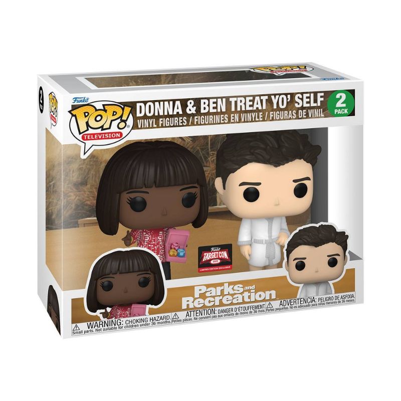 Photo 2 of Bundle of 2 -- (1)WandaVision 70's US Exclusive Mini Moment /(1)Funko POP! TV: Parks & Recreation - 2pk Treat Yo'Self (Target Exclusive)

