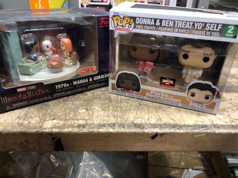 Photo 3 of Bundle of 2 -- (1)WandaVision 70's US Exclusive Mini Moment /(1)Funko POP! TV: Parks & Recreation - 2pk Treat Yo'Self (Target Exclusive)

