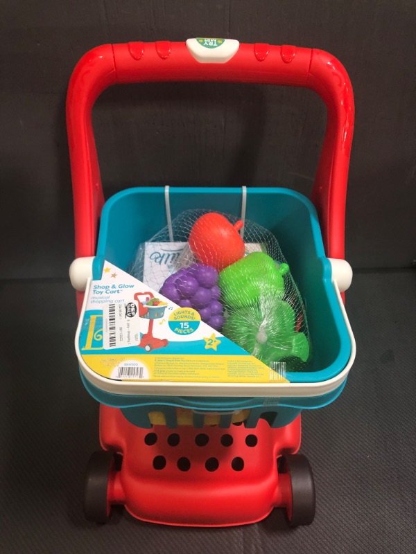 Photo 3 of B. play - Shopping Cart  Play Food - Shop  Glow Toy Cart