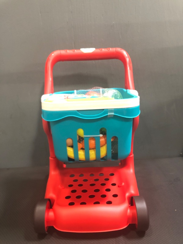 Photo 2 of B. play - Shopping Cart  Play Food - Shop  Glow Toy Cart