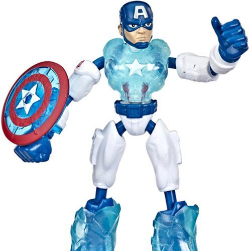 Photo 1 of Avengers Bend and Flex Mission Ice Mission Captain America Action Figure 
