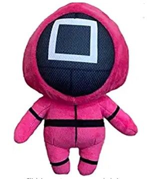 Photo 1 of 2021 TV Masked Man Squid Game 7.8 inches Plush Toy (Square) 