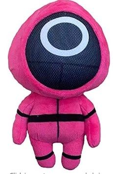 Photo 1 of 2021 TV Masked Man Squid Game 7.8 inches Plush Toy (Round)
