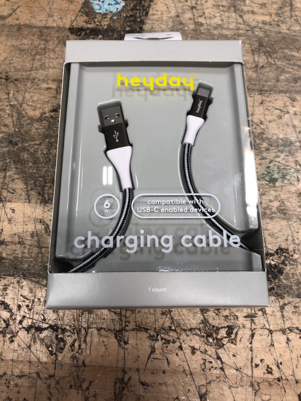 Photo 2 of heyday™ USB-C to USB-A Braided Cable

