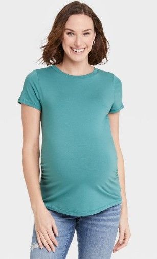 Photo 1 of 2 pack - Short Sleeve Jersey Maternity T-Shirt - Isabel Maternity by Ingrid & Isabel™ - XL 