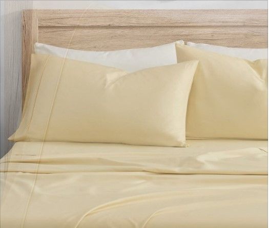 Photo 1 of 100% Organic Cotton Solid Sheet Set - Kindlier

