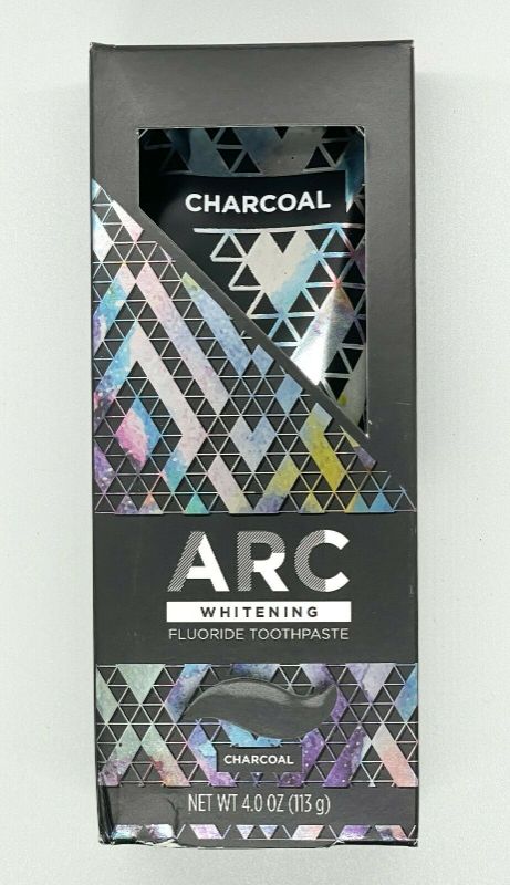 Photo 1 of 3 pack - ARC Charcoal Whitening Fluoride Toothpaste 4 Oz Exp 2023
