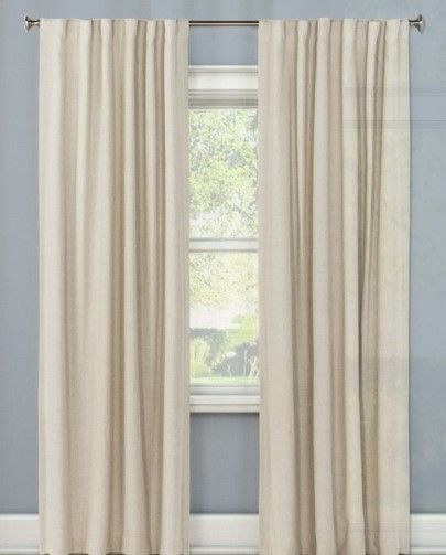 Photo 1 of 1pc Blackout Aruba Linen Window Curtain Panel - Threshold™

