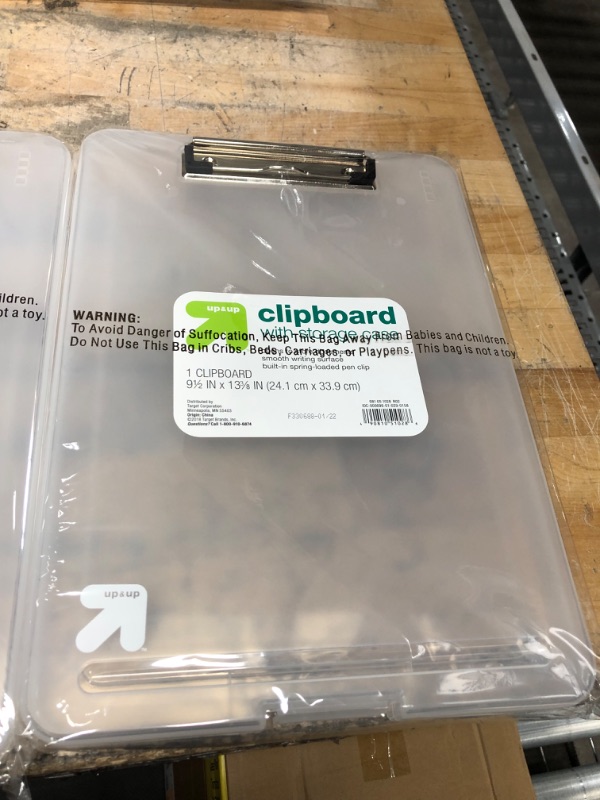 Photo 4 of Bundle of 2 
Plastic Document Holder with Clipboard