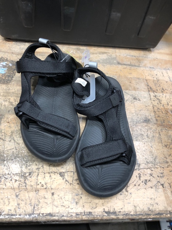 Photo 2 of All In Motion Boys' Everest Ankle Strap Sandals Black Size 6 