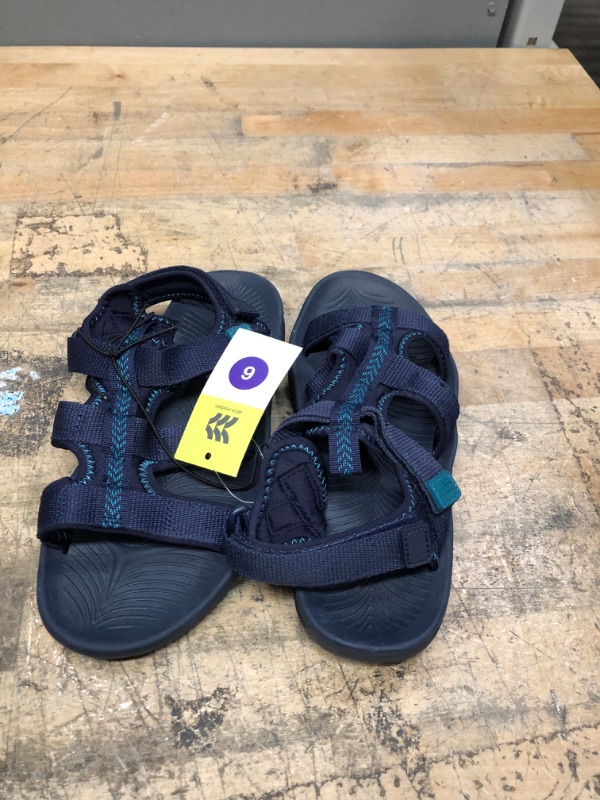 Photo 2 of All In Motion Boys' Lumi Ankle Strap Sandals Blue Size 6 