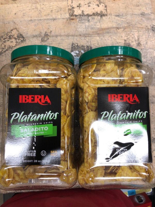 Photo 1 of 2 pack Iberia Saladito Lightly Salted Plantain Chips , 20 Oz.
