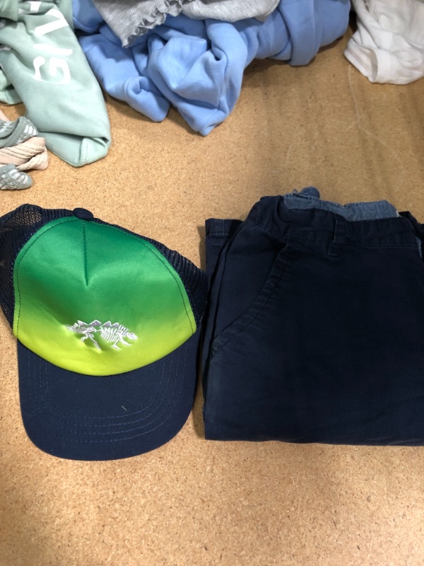 Photo 2 of  Boys' Woven Quick Dry Chino Shorts - Cat & Jack plus Hat