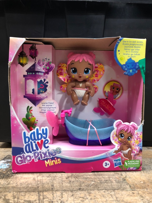 Photo 3 of 2 PACK** Baby Alive GloPixies Bubble Sunny Minis Baby Doll + Girls' 4pk Heart Seamless Hipster - Cat & Jack™

