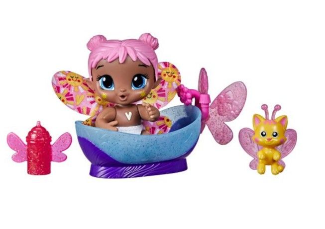 Photo 2 of 2 PACK** Baby Alive GloPixies Bubble Sunny Minis Baby Doll + Girls' 4pk Heart Seamless Hipster - Cat & Jack™

