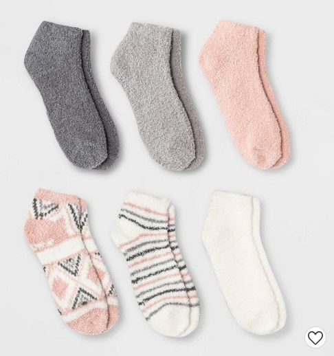 Photo 1 of 2 PACK** Women's 6pk Cozy Low Cut Socks - 4-10