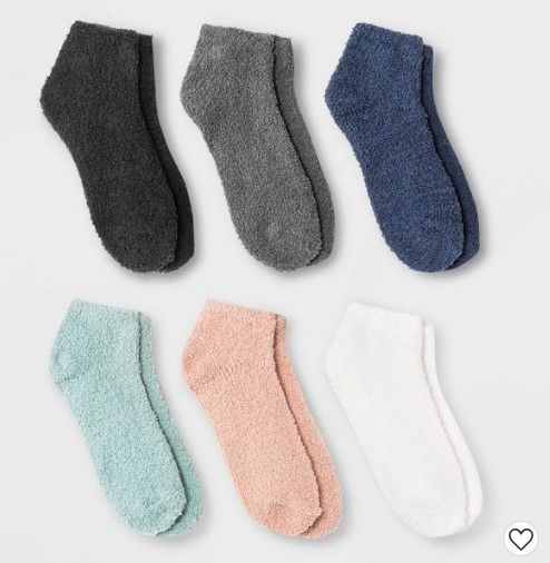 Photo 1 of 2 PACK** Women's 6pk Cozy Low Cut Socks - 4-10