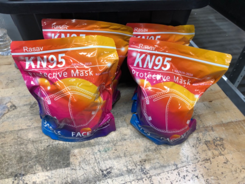 Photo 1 of **4 PACK**Rasav KN95 Face Masks