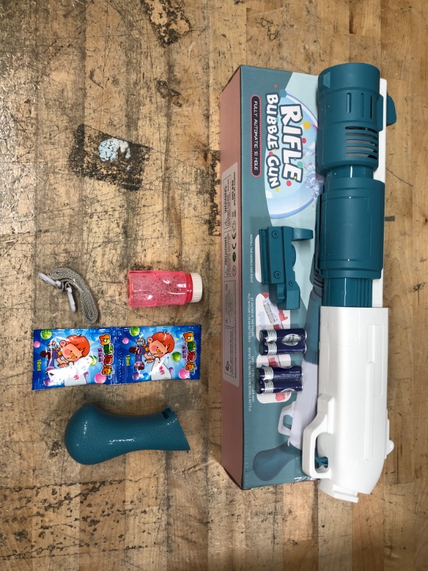 Photo 2 of Bubble Gun for Kids Bazooka Bubble Machine