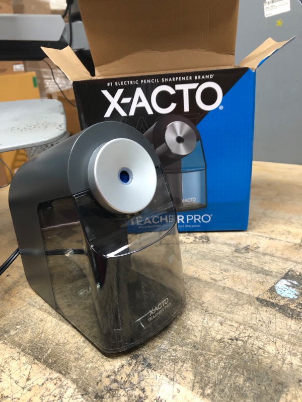 Photo 2 of X-ACTO TeacherPro Electric Pencil Sharpener with Auto Adjust Dial and SafeStart Motor