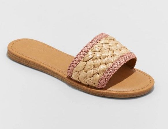 Photo 1 of (Size: 10) Women's Dez Woven Slide Sandals - Universal Thread™