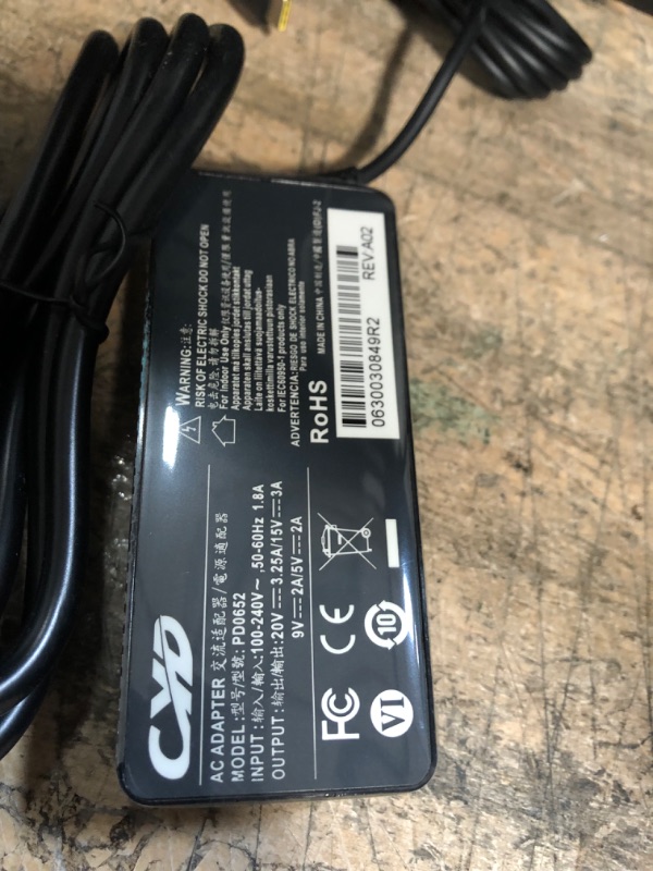 Photo 3 of CYD 65W PD Laptop Charger USB Type C Compatible for Lenovo Laptop Yoga C740/C930/C940/920-13IKB/910-13IKB, ThinkPad T470/ T570/S3-490 Google Chromebook Acer Samsung Dell, Power Supply Charger Cord