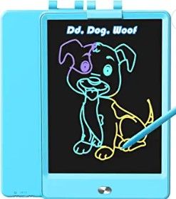 Photo 1 of 8.5 inches LCD Writing Tablet, Chylee Colorful Doodle Board, Drawing & Writing Pad for Kids, Travel & Educational Learning Toys Gifts for Ages 3-12 Year Old Girls & Boys - Blue
