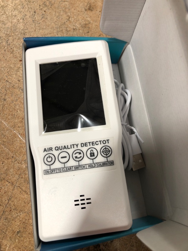 Photo 2 of 
VIVOSUN Air Quality Monitor CO2 Tester Indoor Pollution Detector, HCHO/TVOC/PM2.5/PM10 Test Meter with Real Time Data and Mean Value Record for Home Office Using
