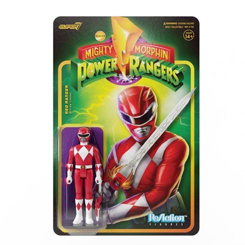 Photo 1 of Mighty Morphin Power Rangers Reaction Figure Red Ranger
