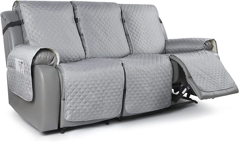 Photo 1 of 3 seater grey sofa slip